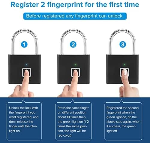 Smart Fingerprint Padlocks - Secure Your Assets Safely