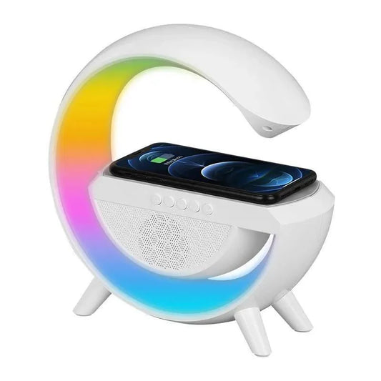 G- Shaped Led Wireless Charger Speaker